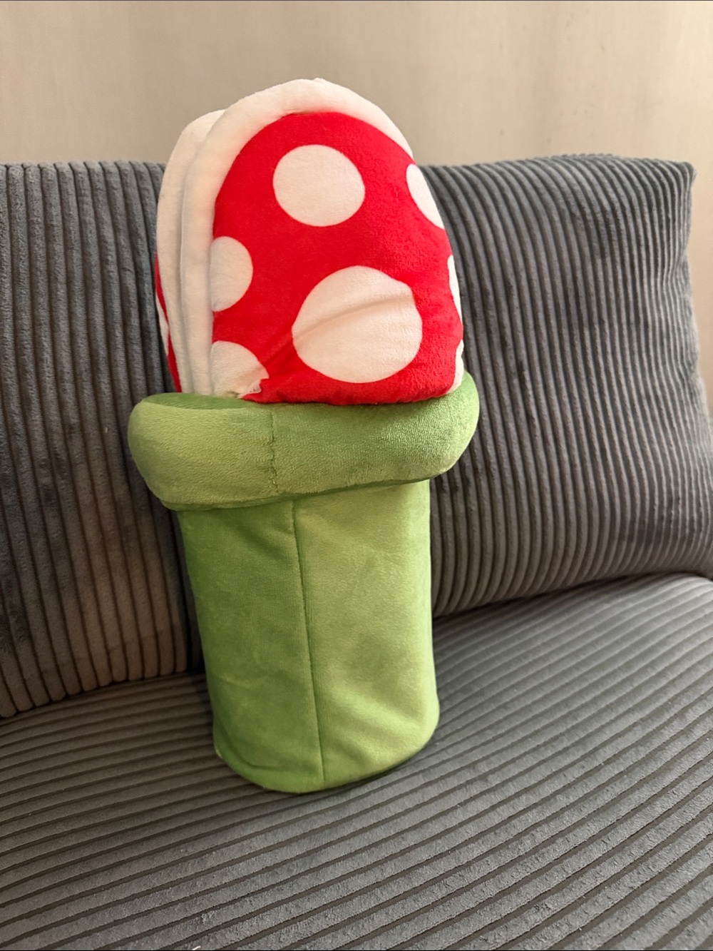 Super Mario Piranha Plant Slippe Plush House Slipper